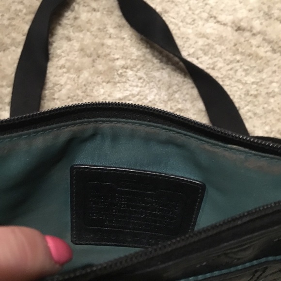 Coach Mia Embossed Leather Swingpack - Picture 7 of 8